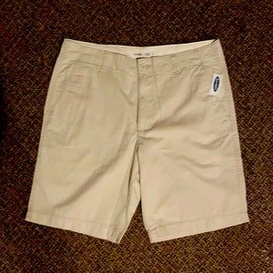 Flat front shorts